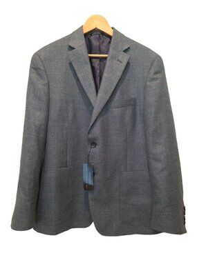 The Men's Store Bloomingdale's Sage Green Wool-Silk-Linen Blend Sport Coat 42R